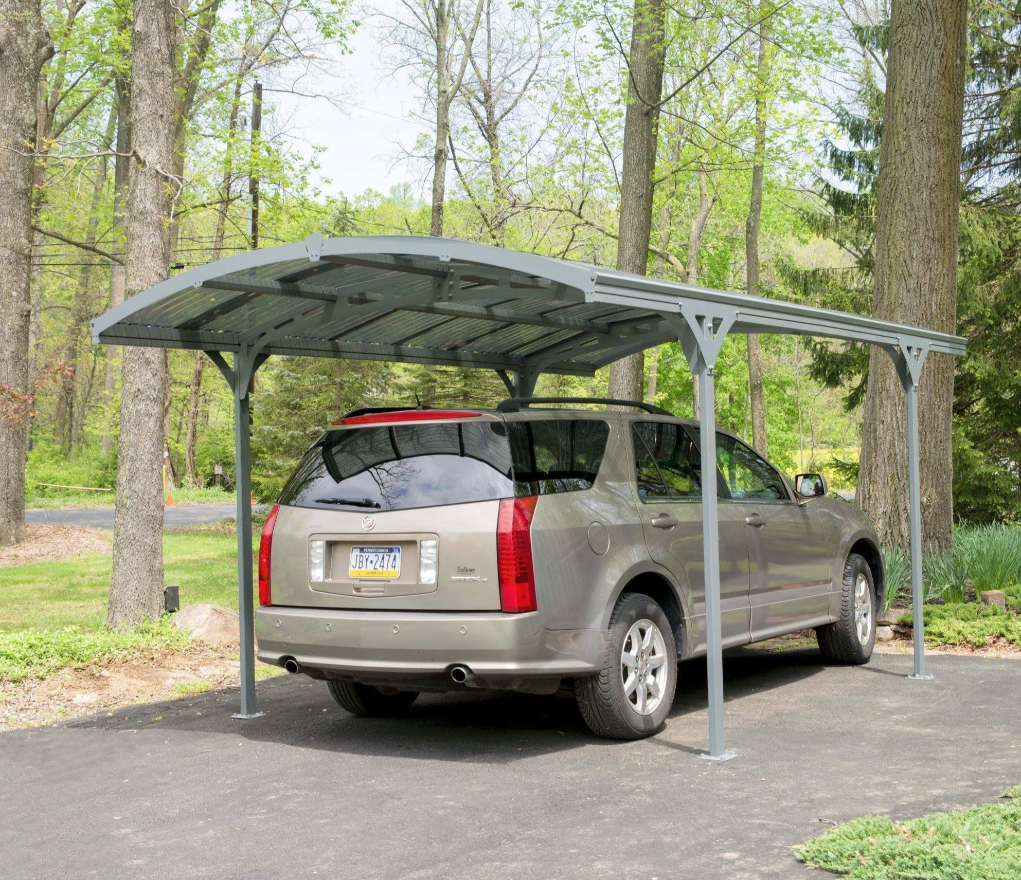Atlas 5000 Aluminium 9 x 16 ft Carport - Canopia By Palram