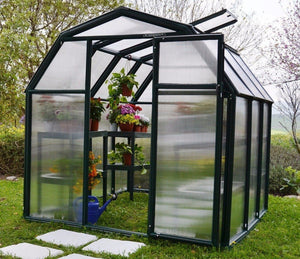 Rion EcoGrow Resin Frame 6ft x 6ft Polycarbonate Greenhouse