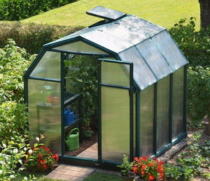 Rion EcoGrow Resin Frame 6ft x 6ft Polycarbonate Greenhouse