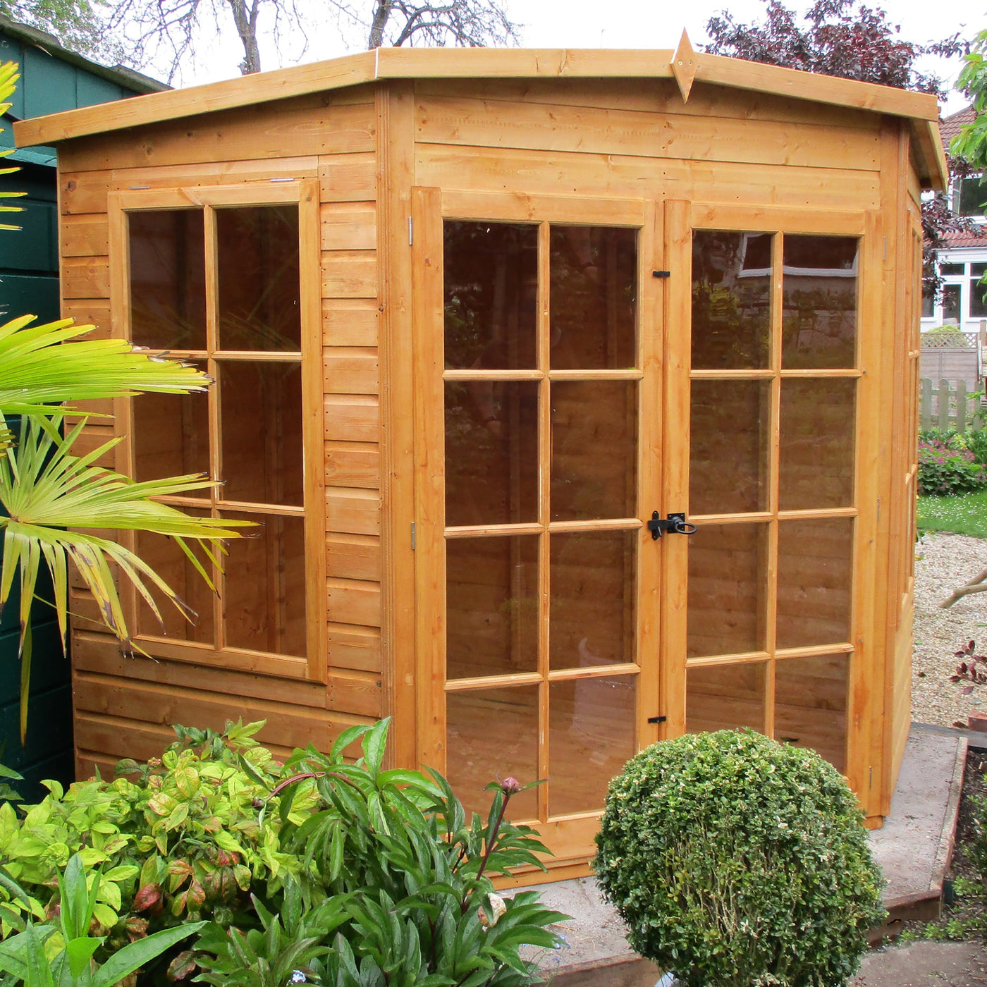 corner summer house