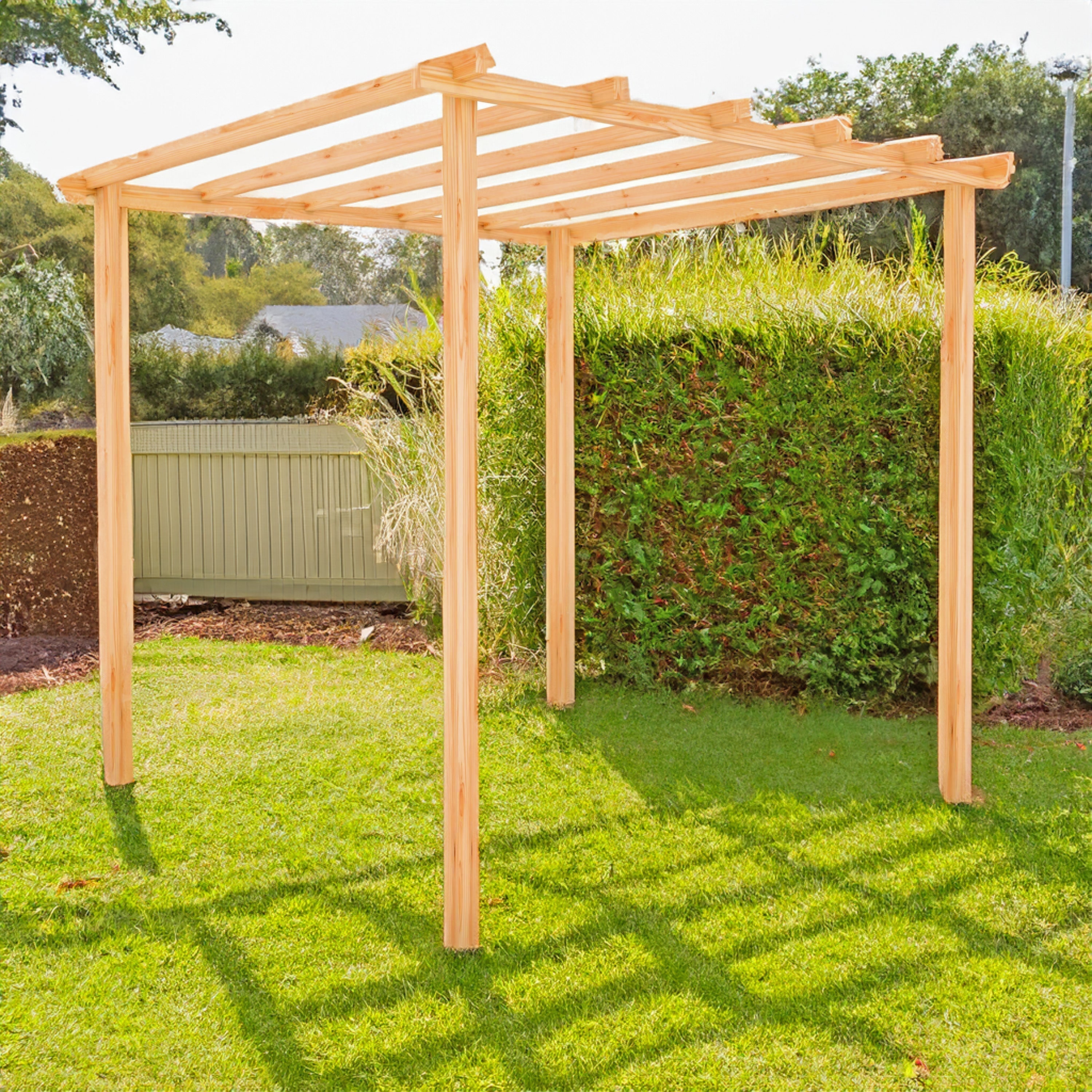 wooden pergola