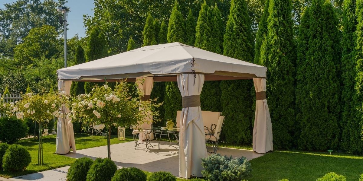 How to secure a gazebo from wind?