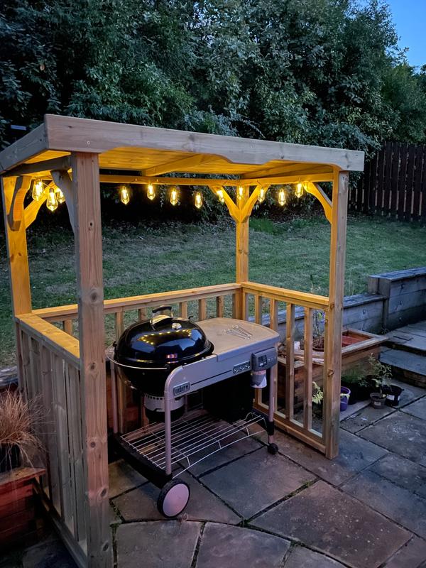 Bbq Hut Build A Bbq Shelter Emily Chunky Wooden BBQ Shelter Garden