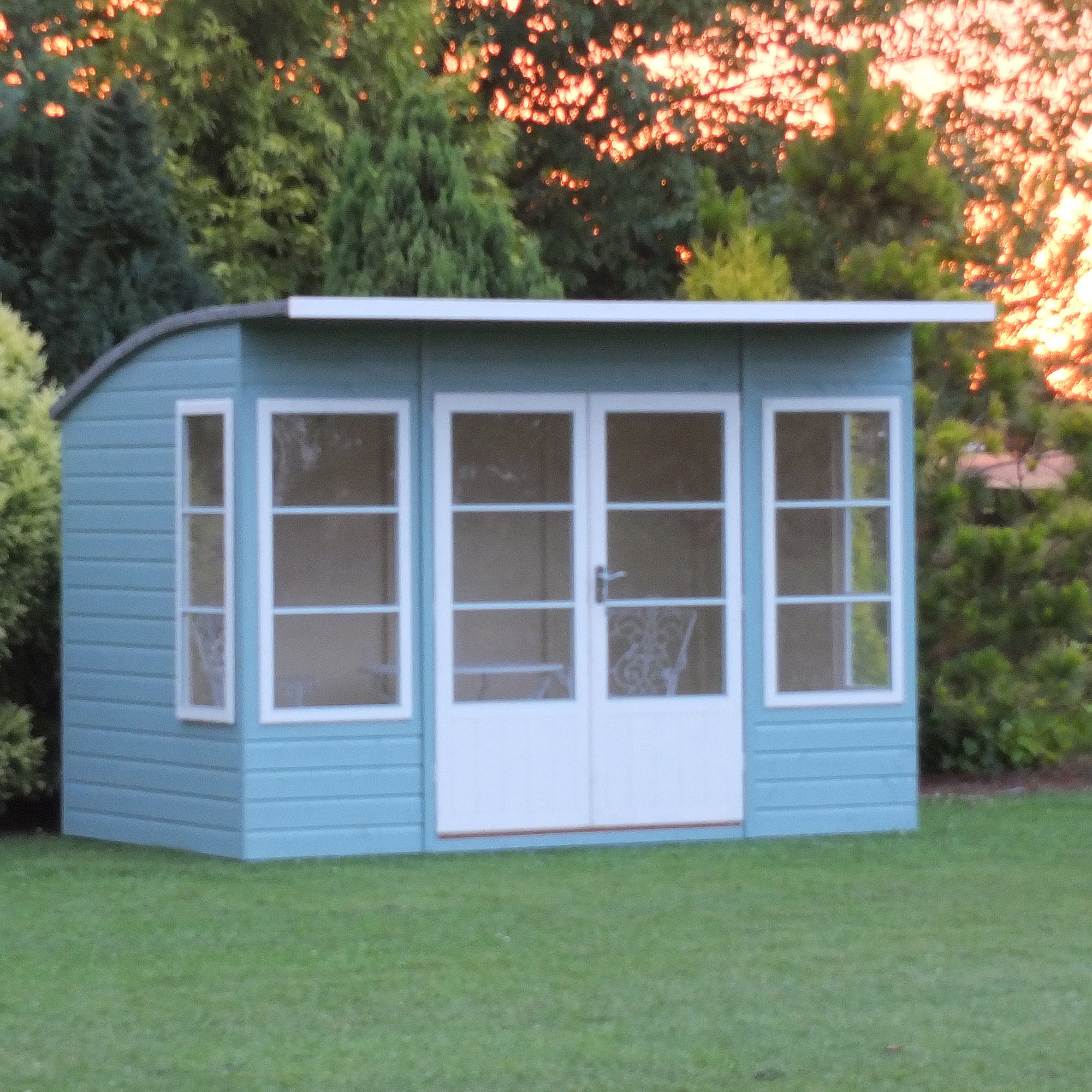 Shire 10x6 Orchid Summerhouse with Stylish Curved Roof