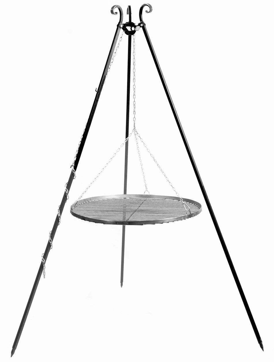 Norfolk Leisure 180cm Tripod with 70cm Stainless Steel Grate