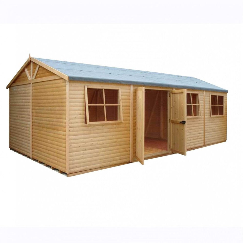 Shire 12x24 Mammoth Loglap Shed
