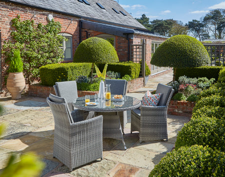 Burnham XL 4 Seater Garden Dining Set