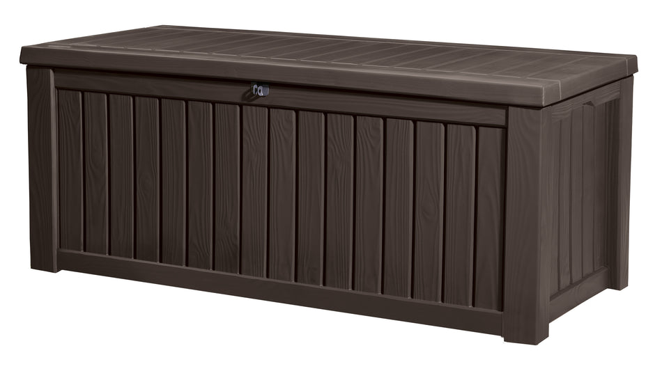 Norfolk Leisure Rockwood 570 Litre Garden Storage Box - Brown