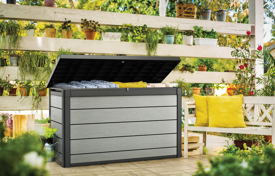 Denali 757 Litre Duotech Garden Storage Box - Grey