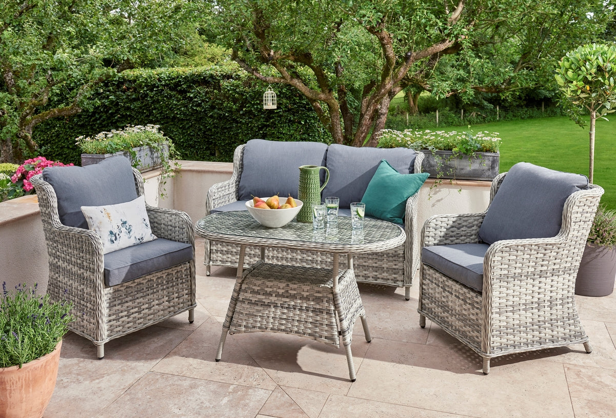 Wroxham 4 Seat Garden Lounge Set