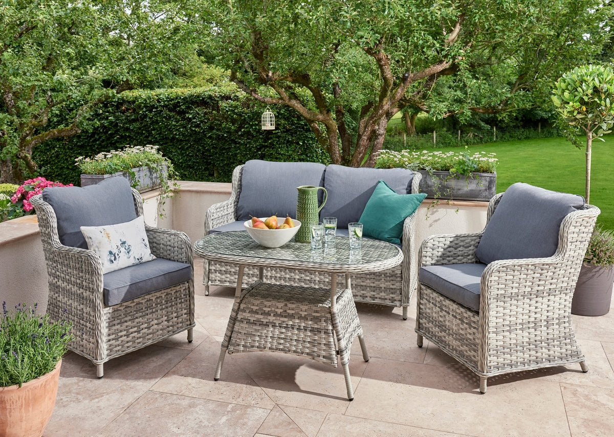 Wroxham 4 Seat Garden Lounge Set