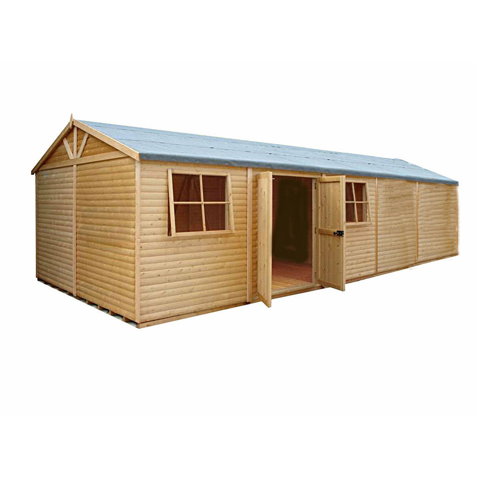 Shire 12x30 Mammoth Loglap Shed