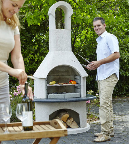 Buschbeck Ambiente Masonry Wood Fired BBQ
