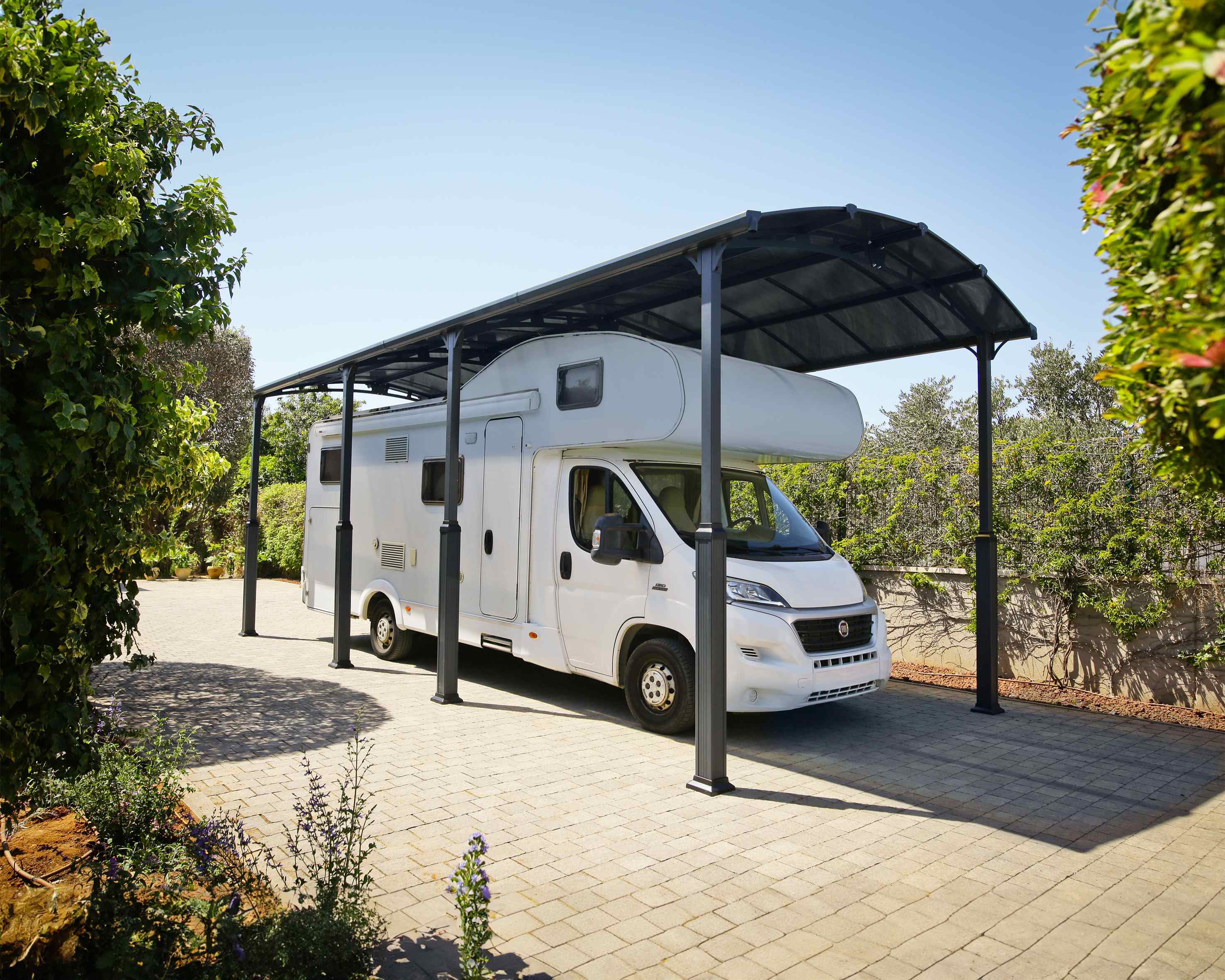 Arcadia Alpine 8500 Aluminium 12 x 28 ft Carport - Canopia By Palram