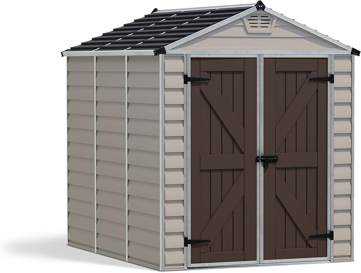 Palram Canopia Skylight Shed 6x8 Tan