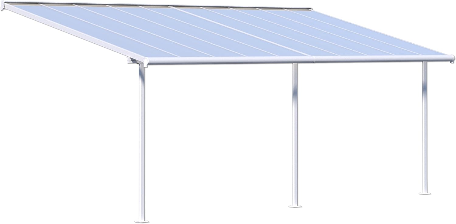Canopia By Palram Sierra Patio Cover 3 x 6.1m White Clear