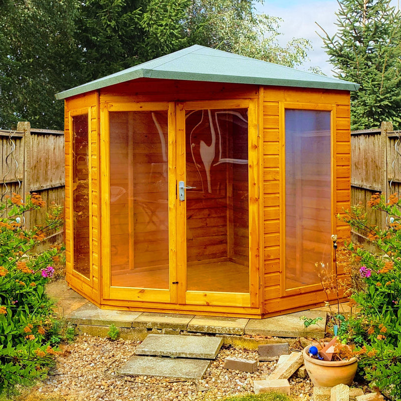 Shire 8x8 Larkspur Corner Summerhouse