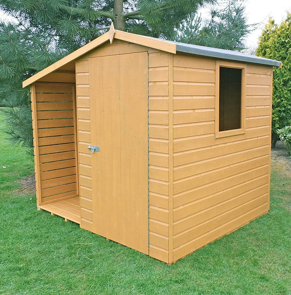 Shire 7x6 Garden Shed and Log Store