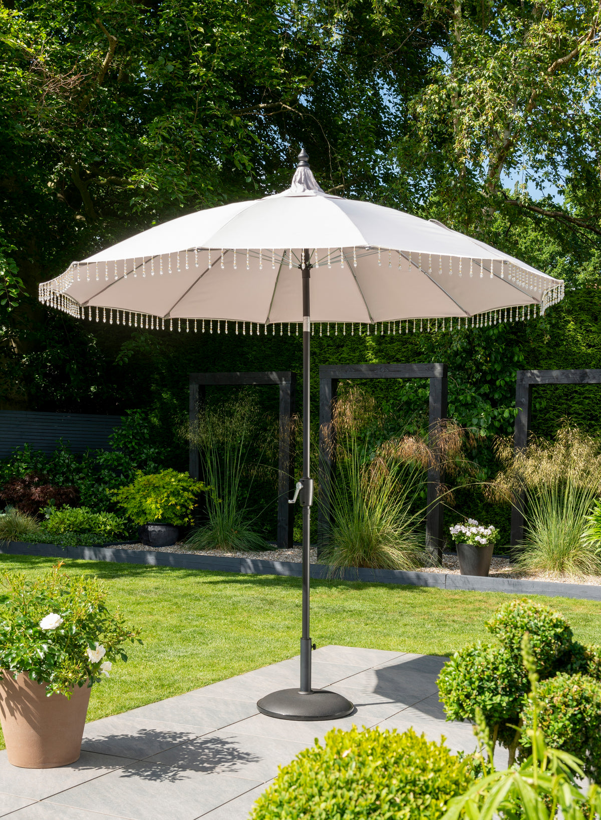 Norfolk Leisure Carousel 2.5m Garden Parasol - Grey
