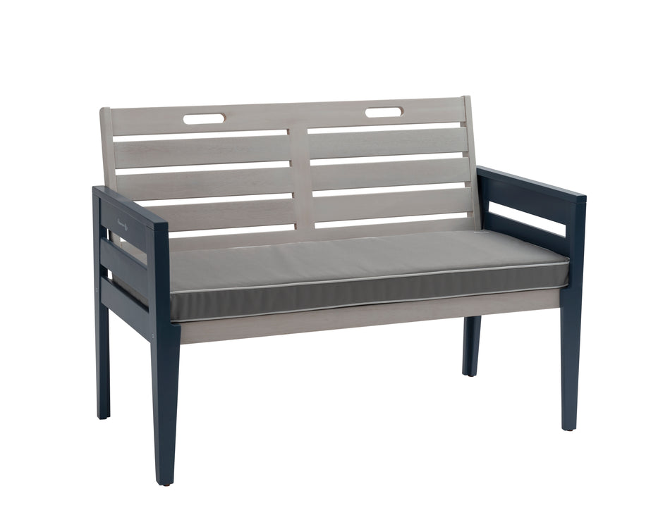 Galaxy Two Seater Wooden Garden Bench with Luxury Seat Pads