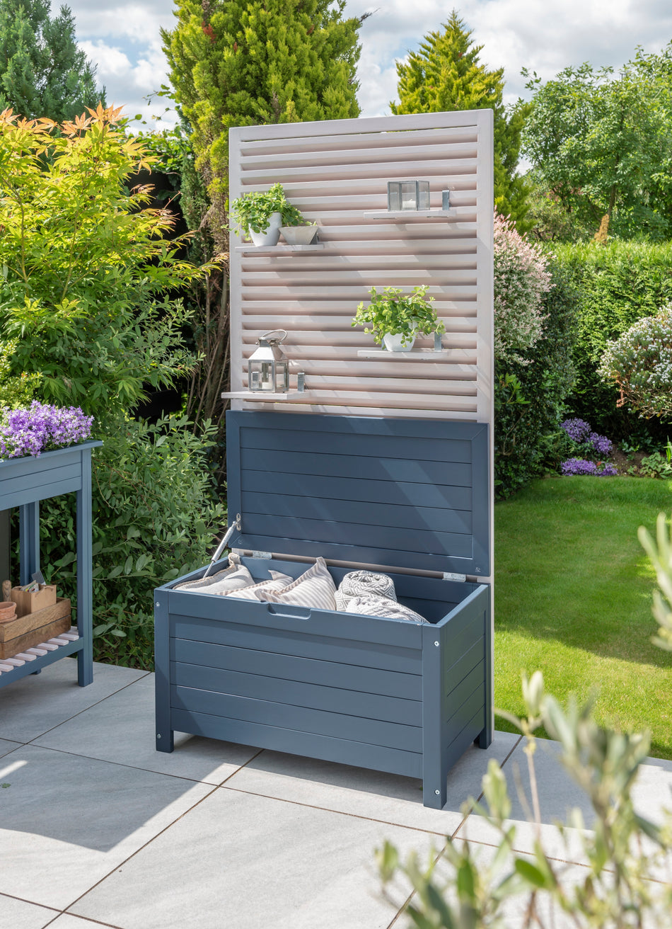 Galaxy Wooden Garden Storage Box & Bench