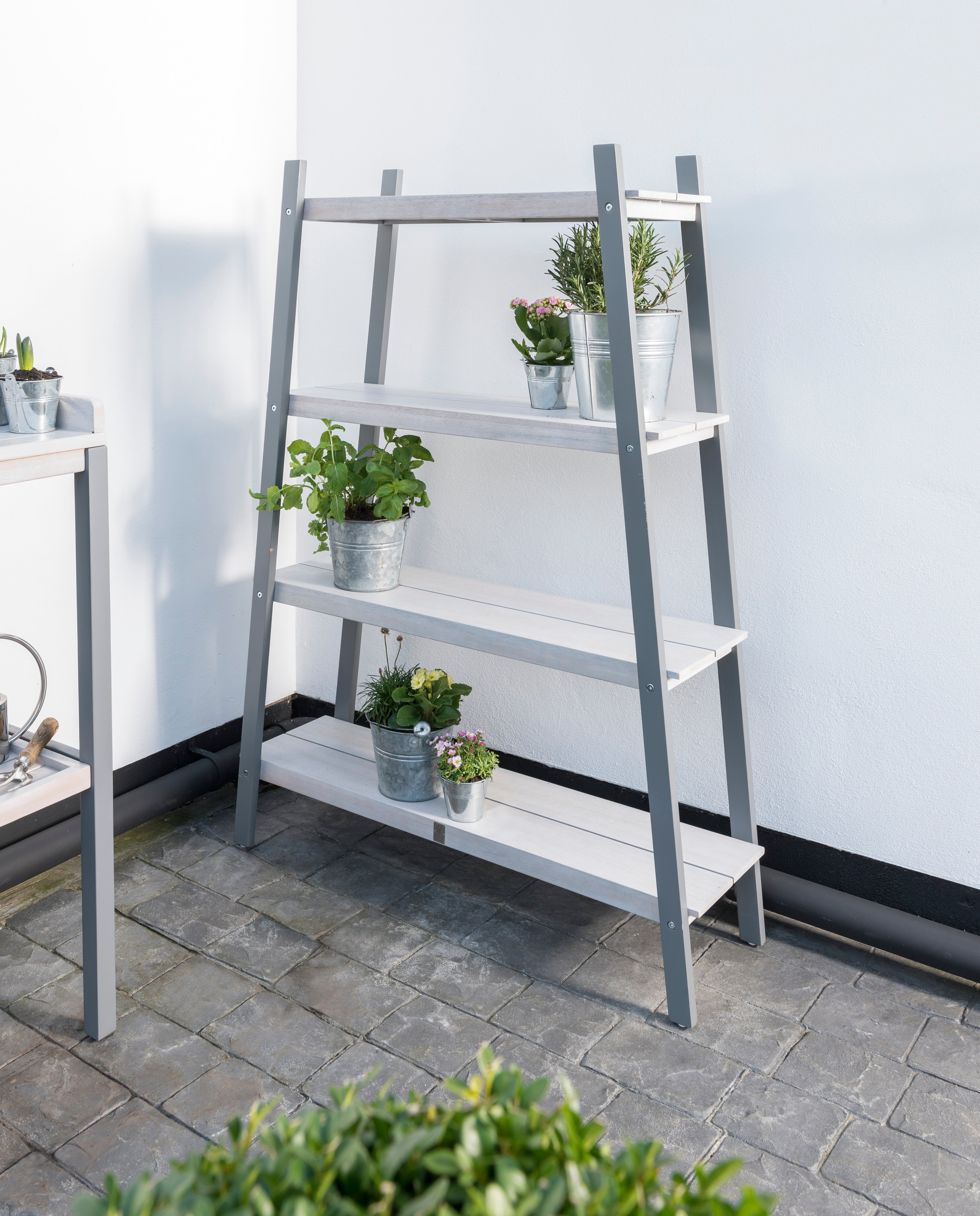 Norfolk Leisure Grigio Wooden Plant Shelf