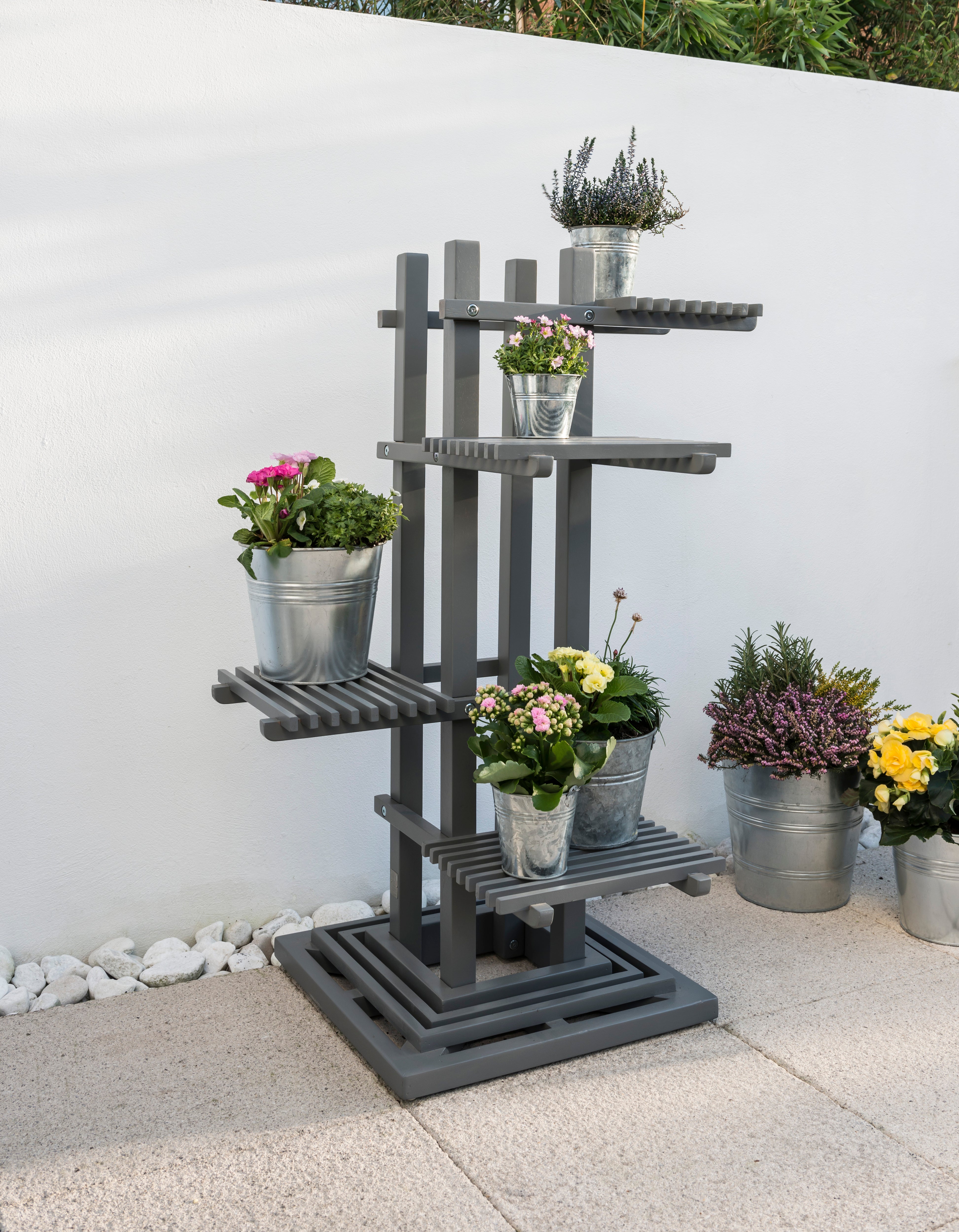 Norfolk Leisure Grigio Wooden Plant Stand