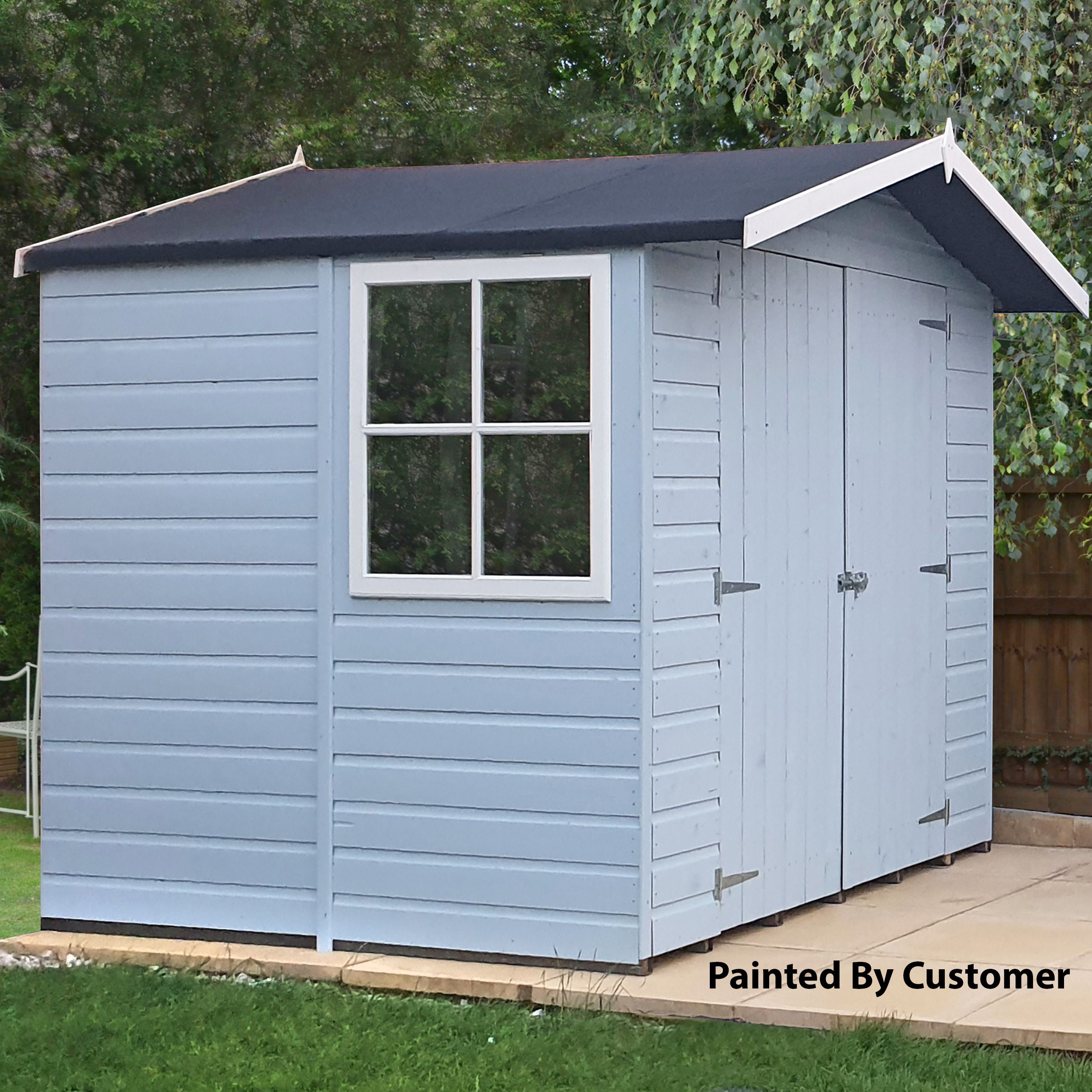 Shire 7x7 Alderney Flatpack Garden Shed