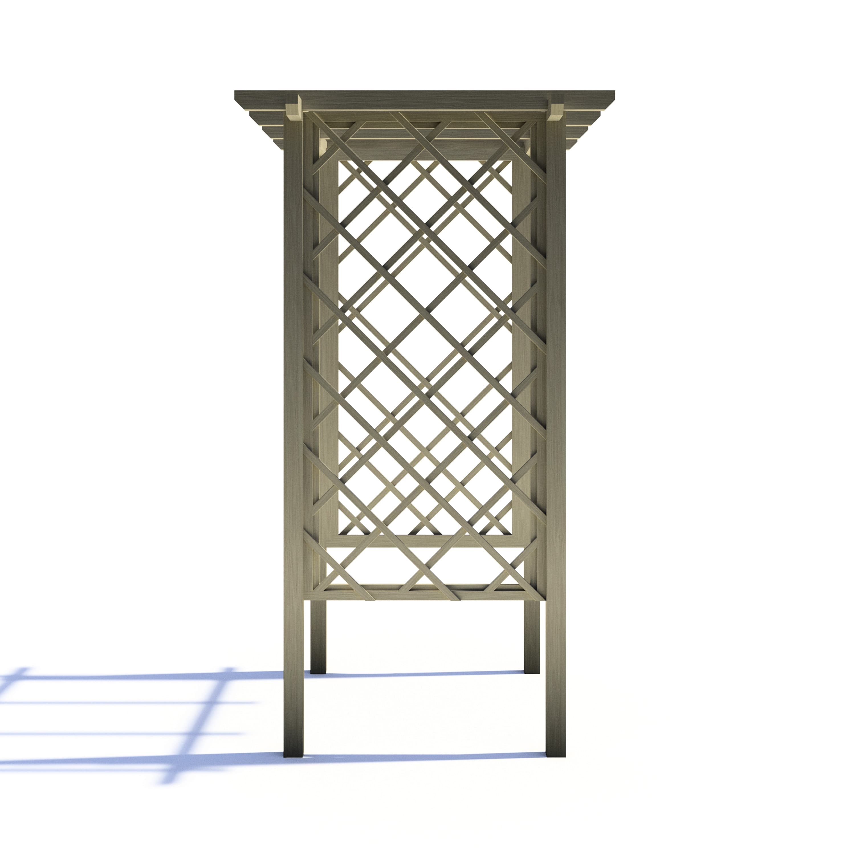 Shire 4x3 Garden Wooden Arch Trellis Pergola - Pressure Treated