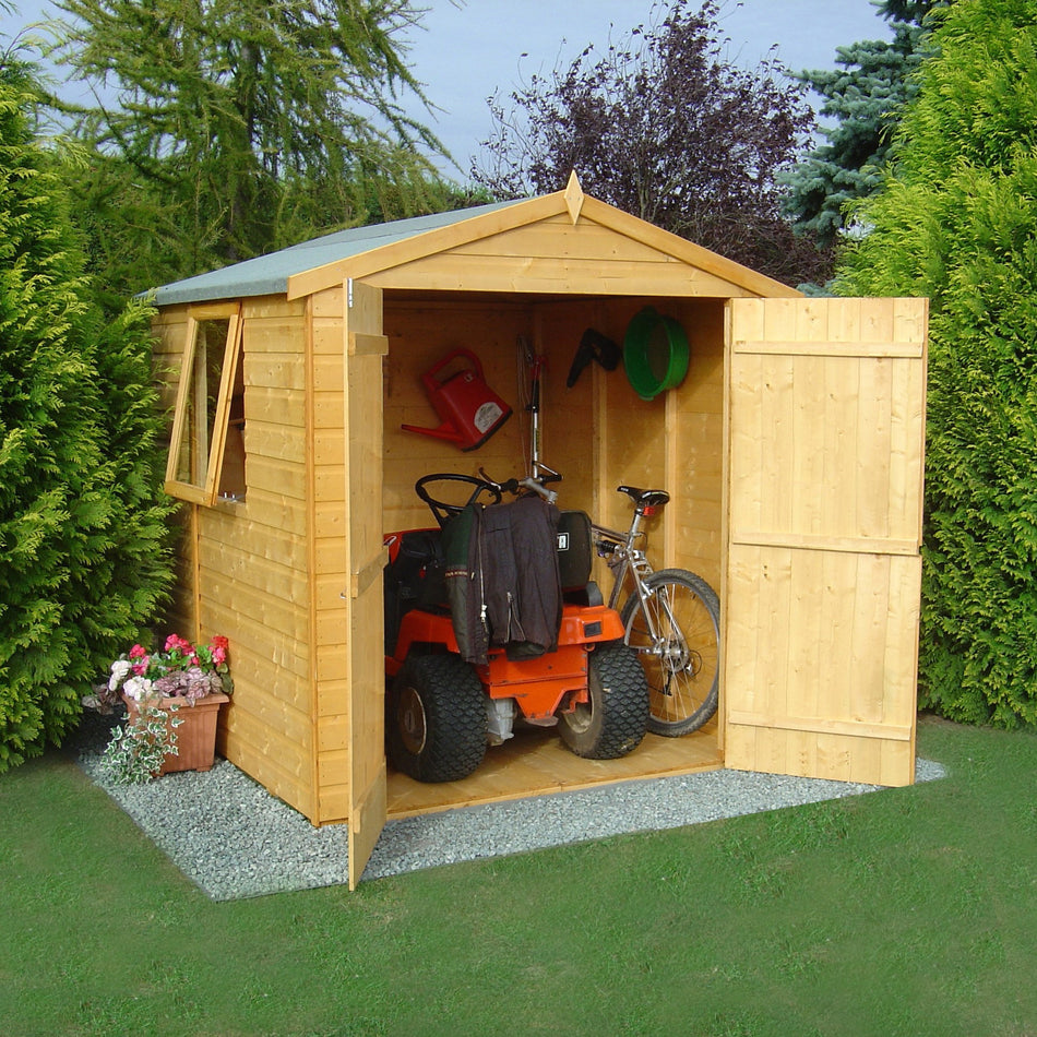 Shire 6x6 Arran Shiplap Garden Shed with Double Doors