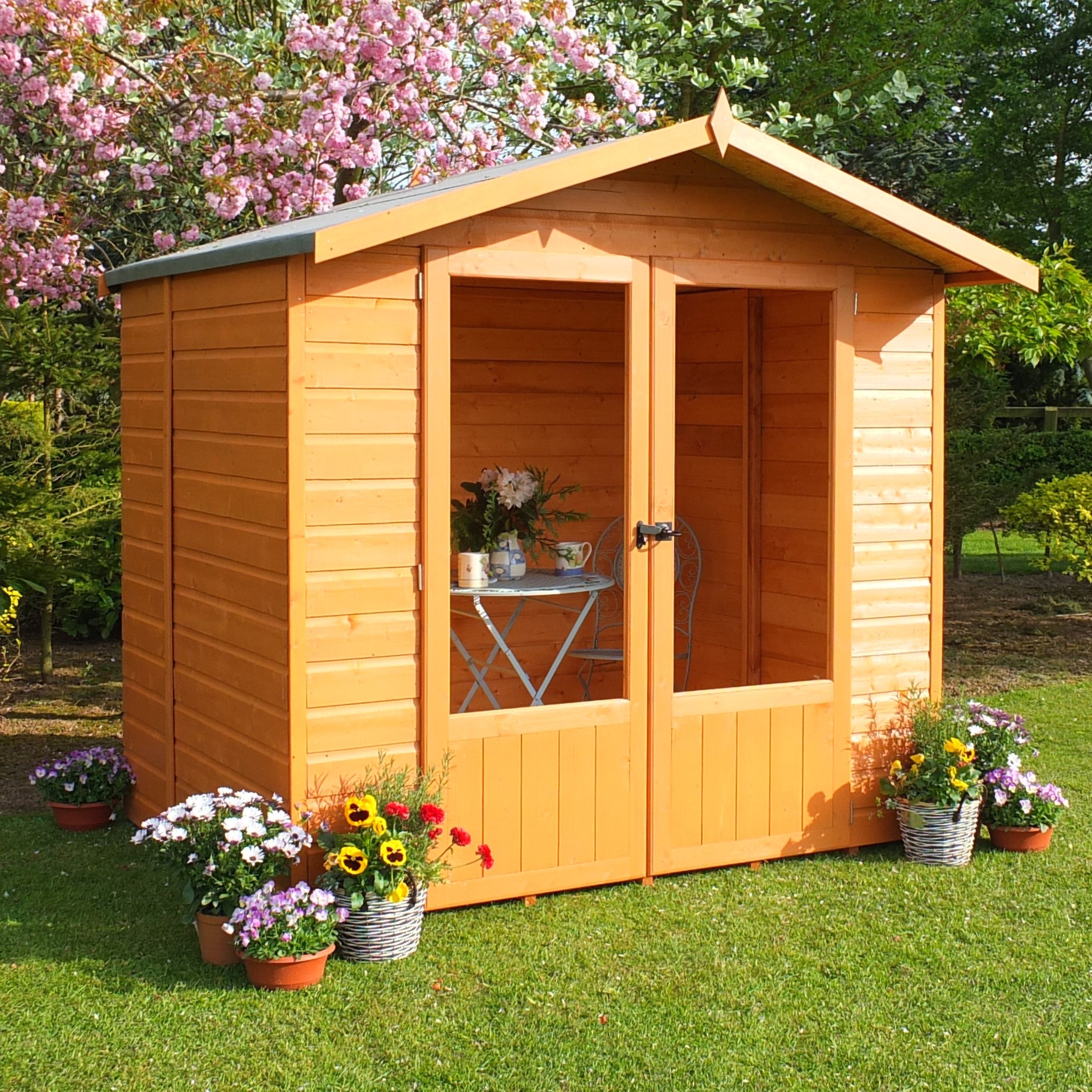 Shire 7x5 Avance Apex Style Summerhouse with Double Doors