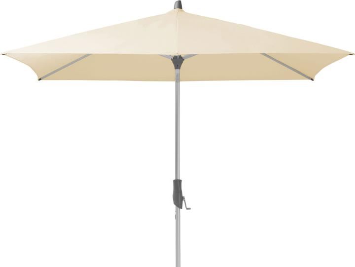 Glatz Alu Twist Parasol 2.4 x 2.4m Square Class 2 - Cream/Ecru 150