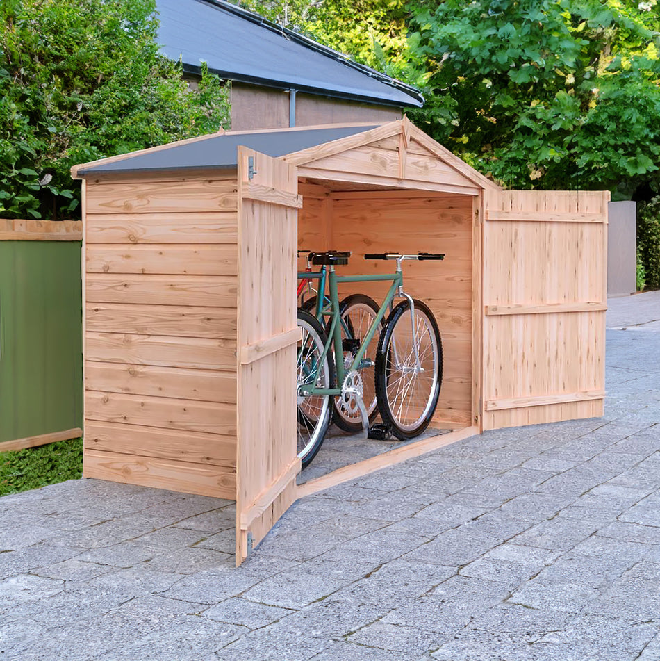 Shire Apex Shiplap Wooden Bike Store (no Floor)