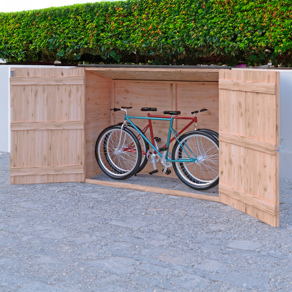Shire Pent Shiplap Wooden Bike Store (no Floor)