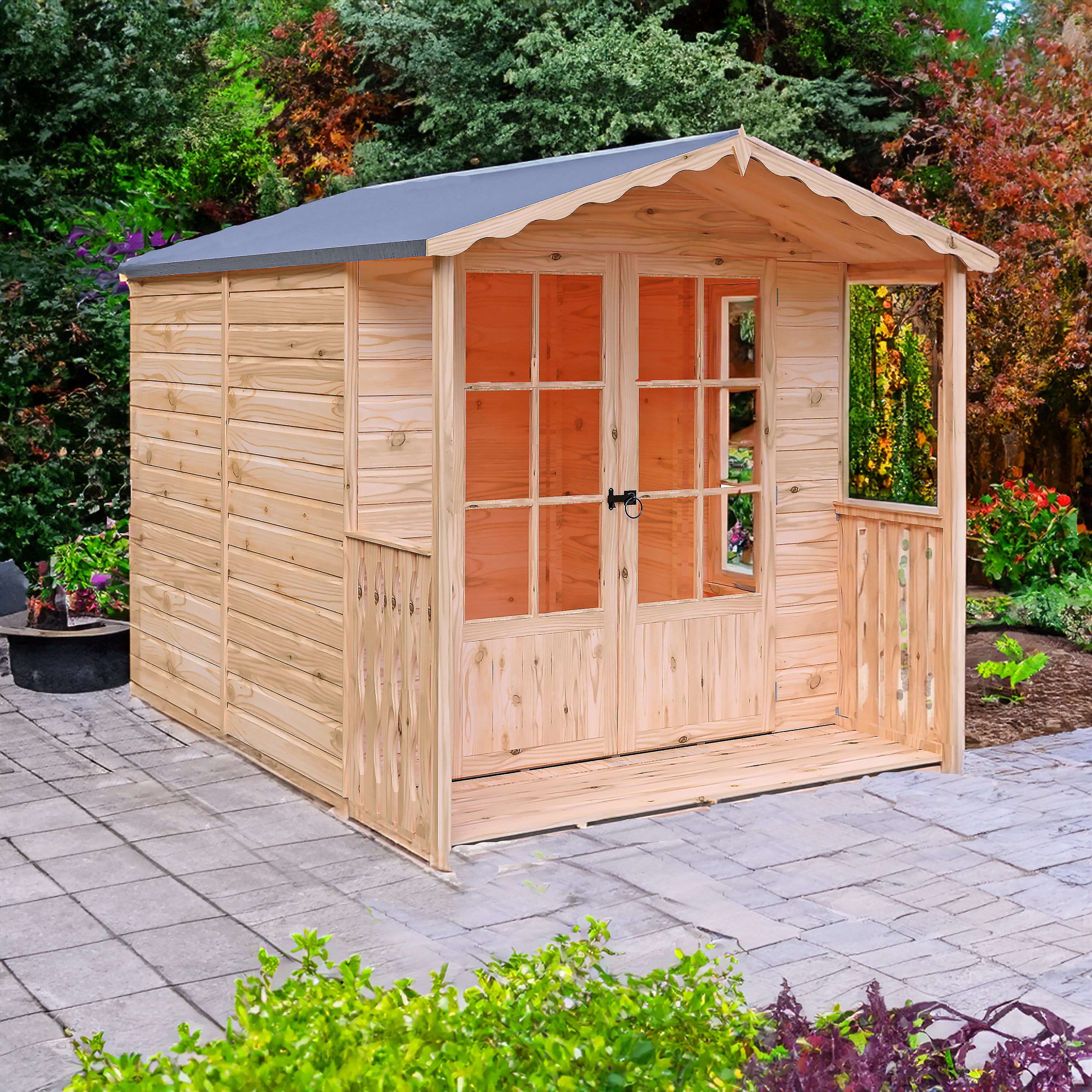 Shire 7x10 Buckingham Summerhouse with Veranda