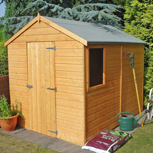 Shire Durham 6x8 Shiplap Wooden Apex Garden Shed