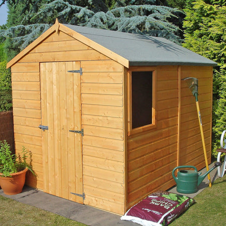 Shire Durham 6x8 Shiplap Wooden Apex Garden Shed