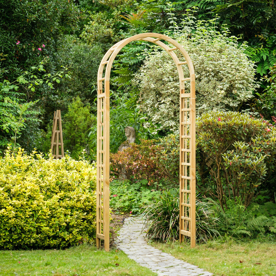 Shire Elite Pressure Treated Wooden Garden Arch