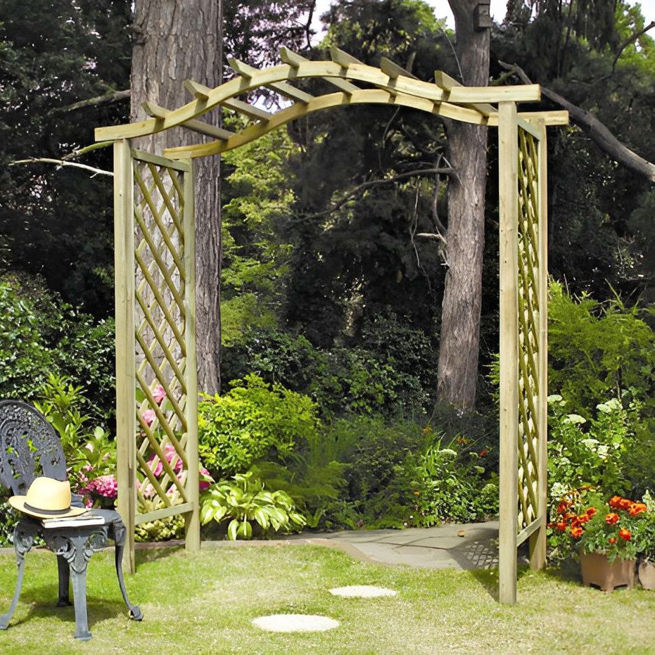 Shire Elite Portico Pressure Treated Wooden Garden Arch