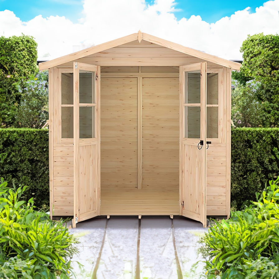 Shire 7x5 Haddon Summerhouse with Double Doors