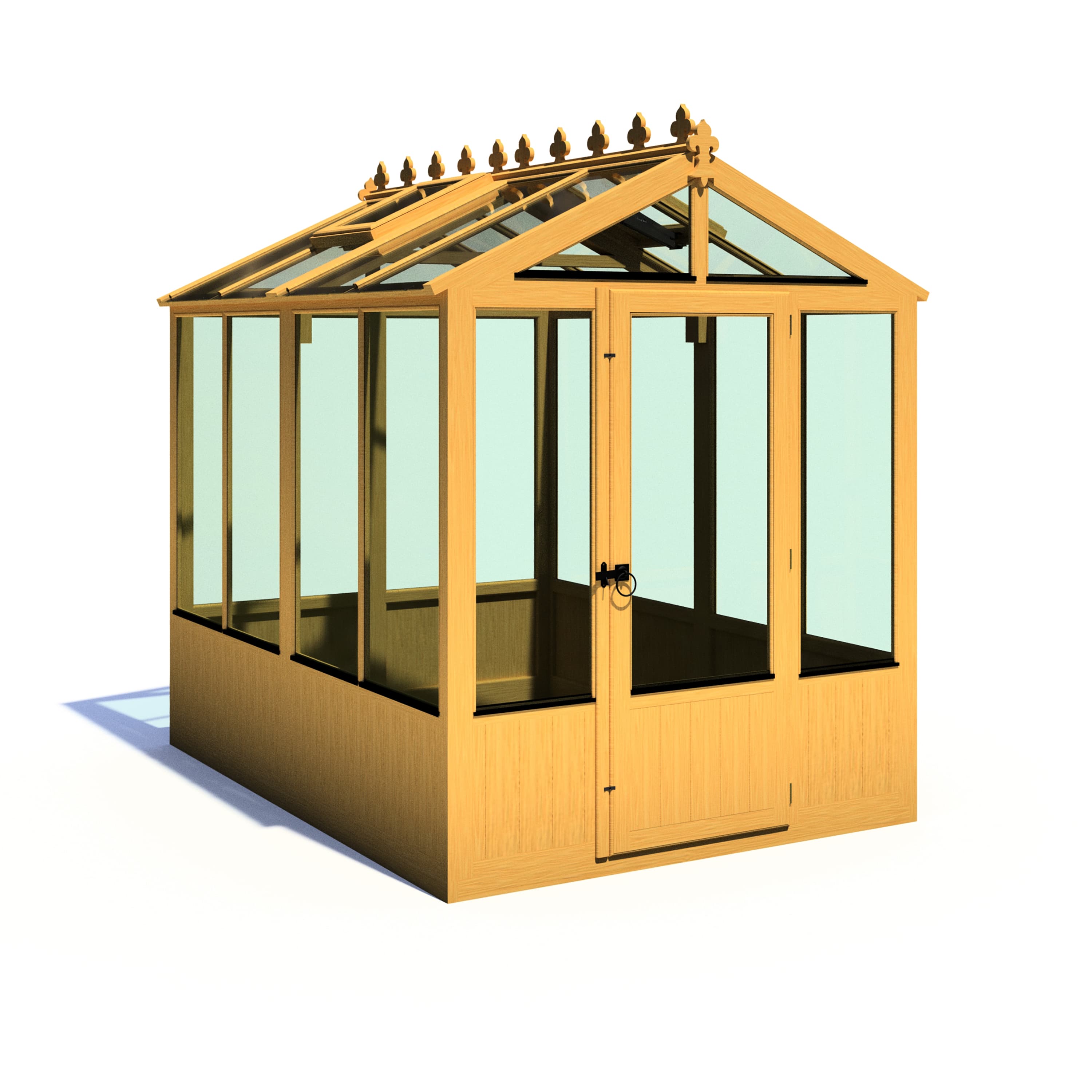 Holkham 8x6 Wooden Glass Greenhouse