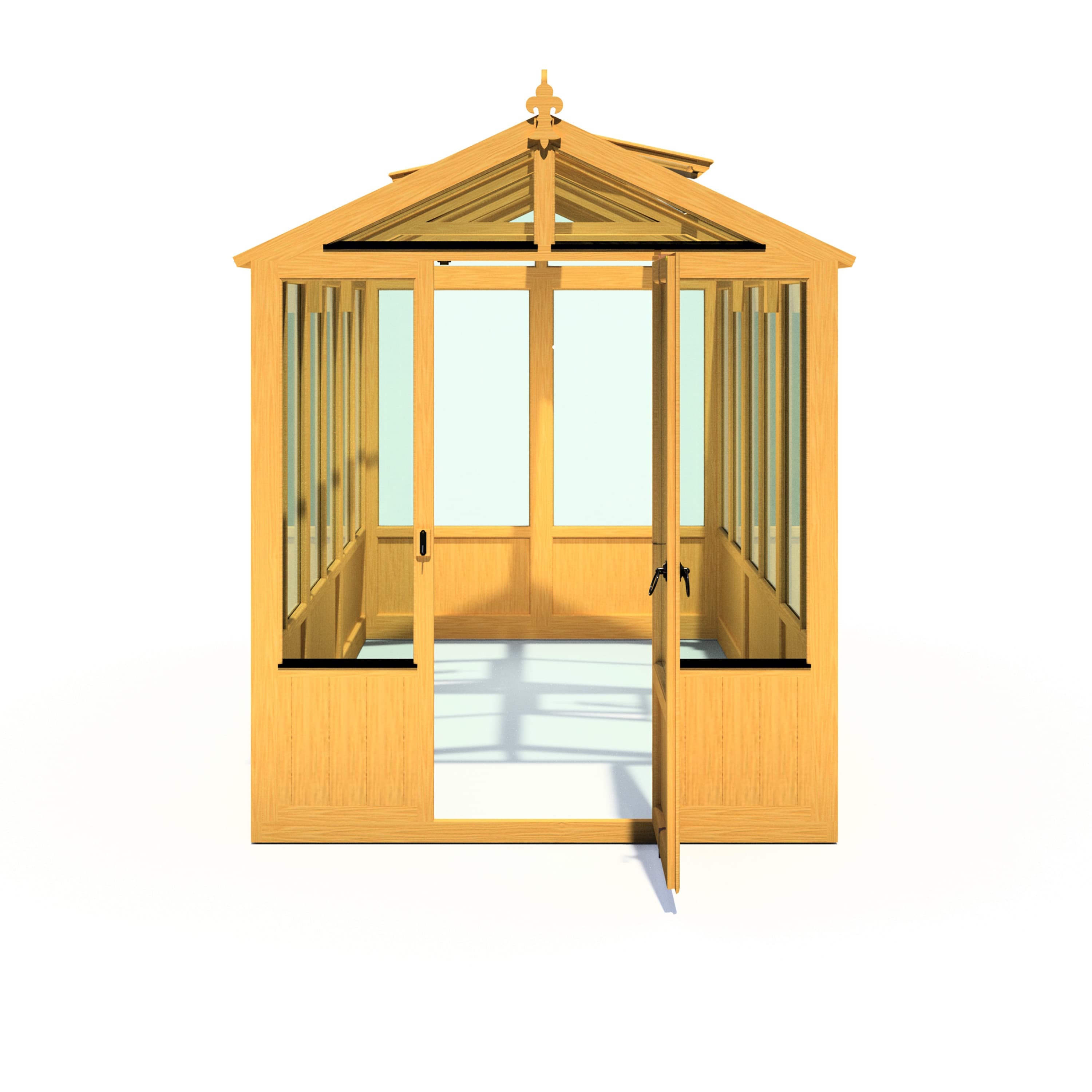 Holkham Large 12x6 Wooden Glass Greenhouse