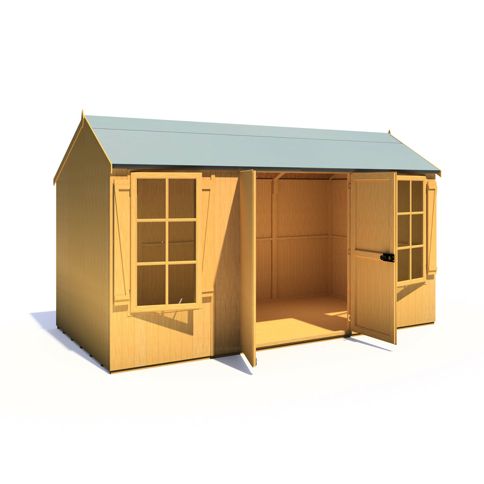 Shire 7 x 13 Holt Garden Shed with Double Doors