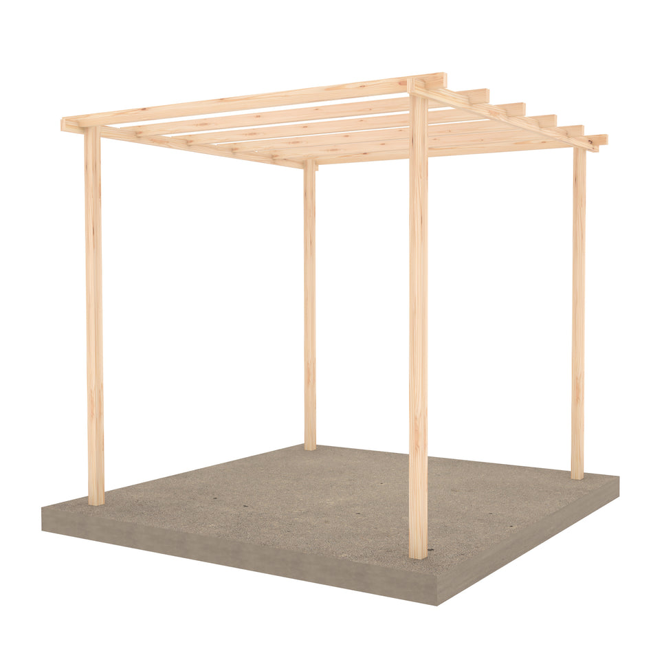 Shire 8x8 Ivy Wooden Pergola Kit