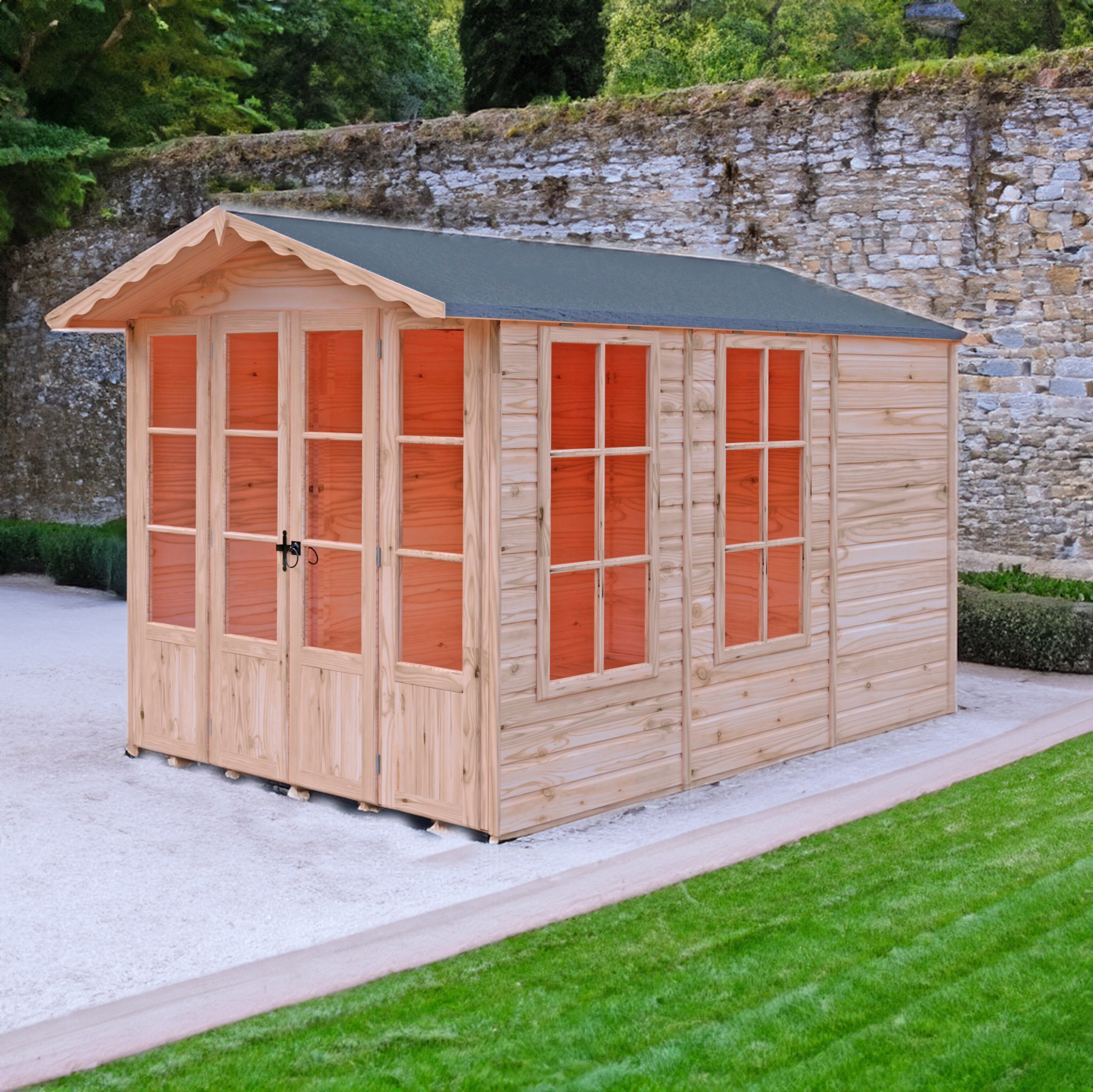 Shire 7x10 Kensington Summerhouse with Double Doors