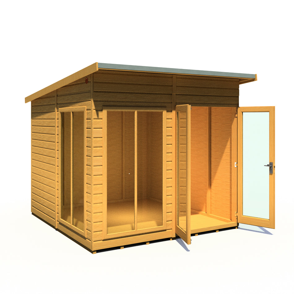 Shire 8x8 Lela Summerhouse with 7ft Height