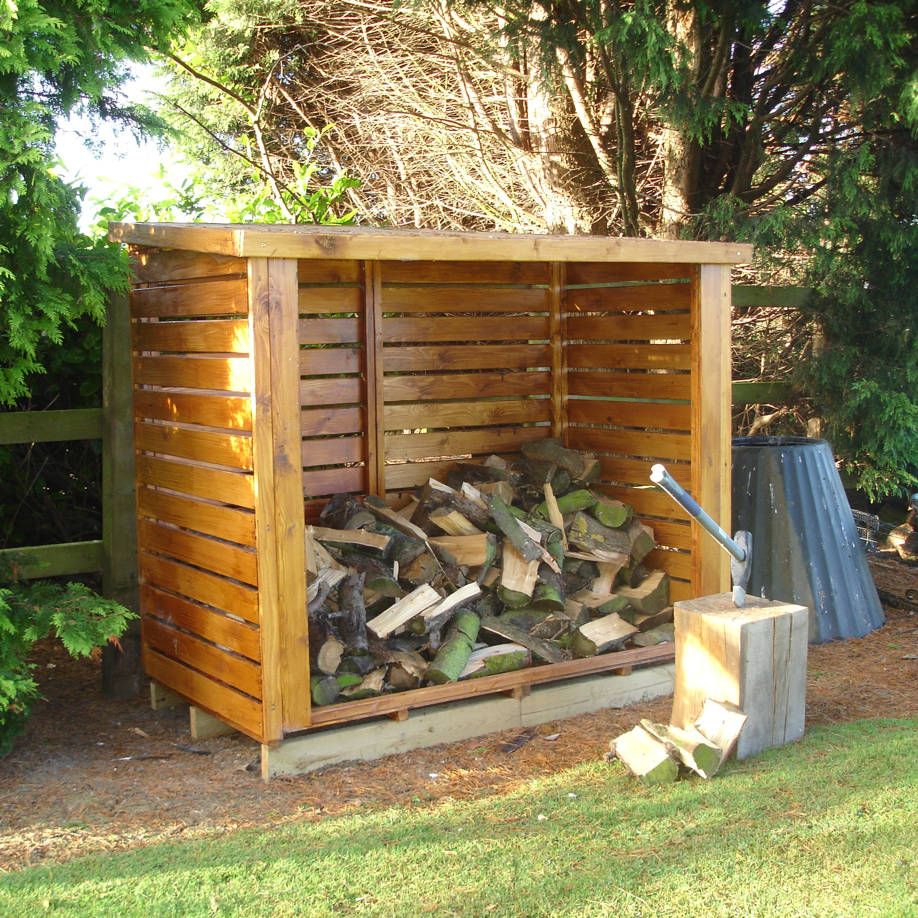 Shire Pressure Treated Large Heavy Duty Wooden Log Store