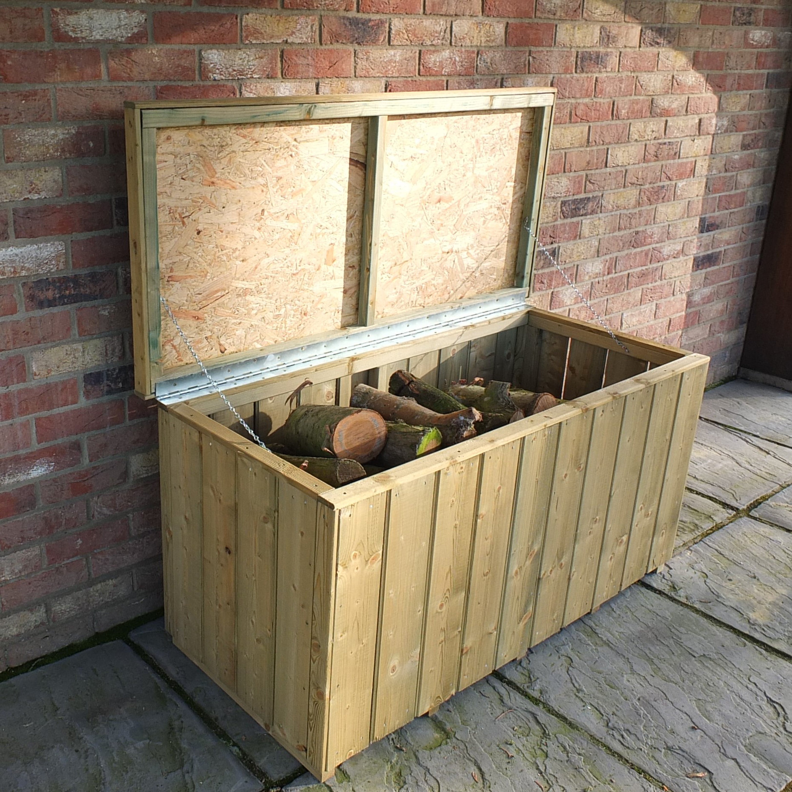 Shire Pressure Treated Log Wooden Storage Box