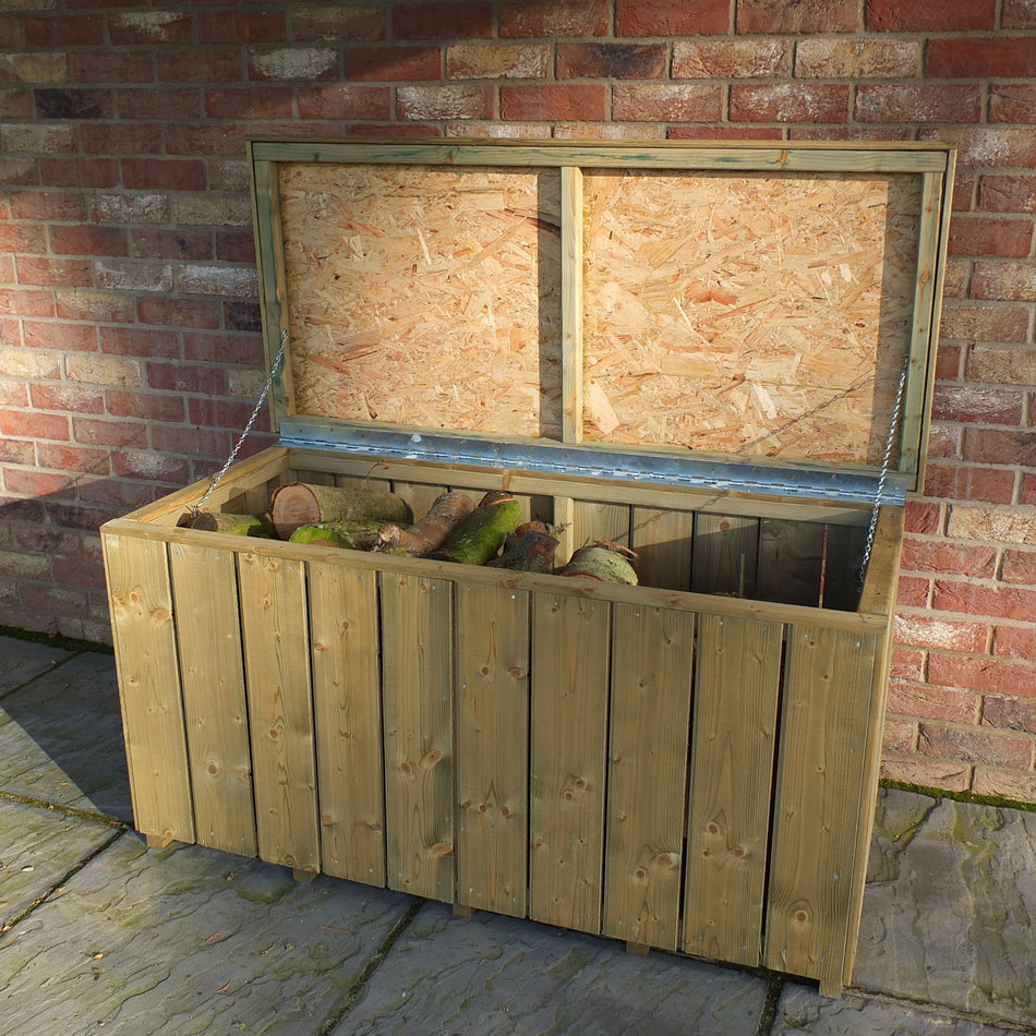 Shire Pressure Treated Log Wooden Storage Box