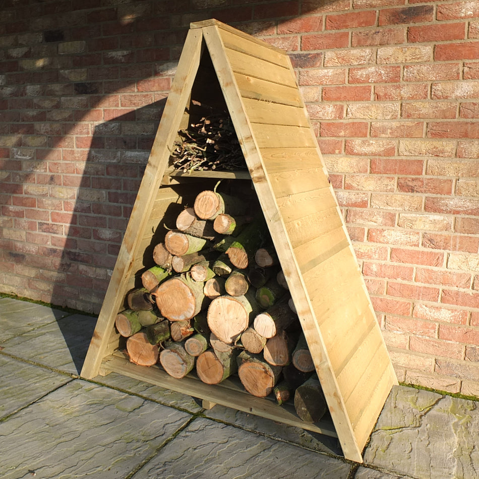 Shire Pressure Treated Large Triangular Overlap Log Store